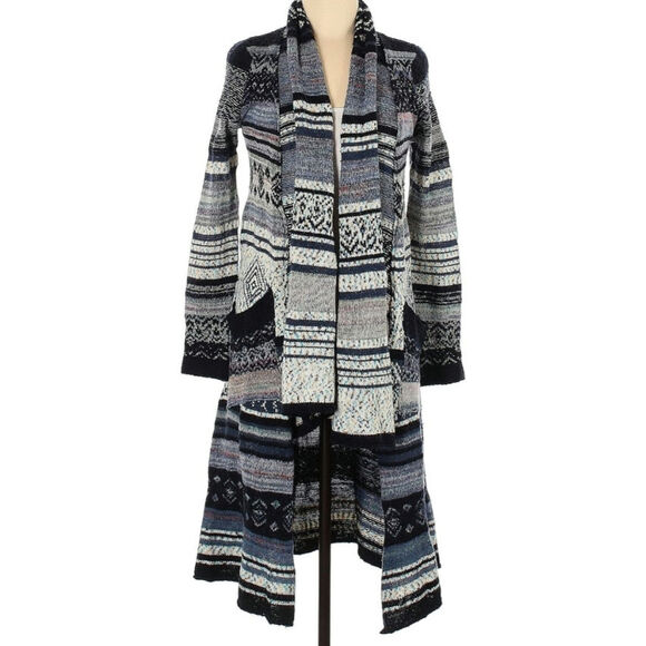 Free People Yesterday's Smile Aztec Cardigan Sweater - Picture 2 of 6